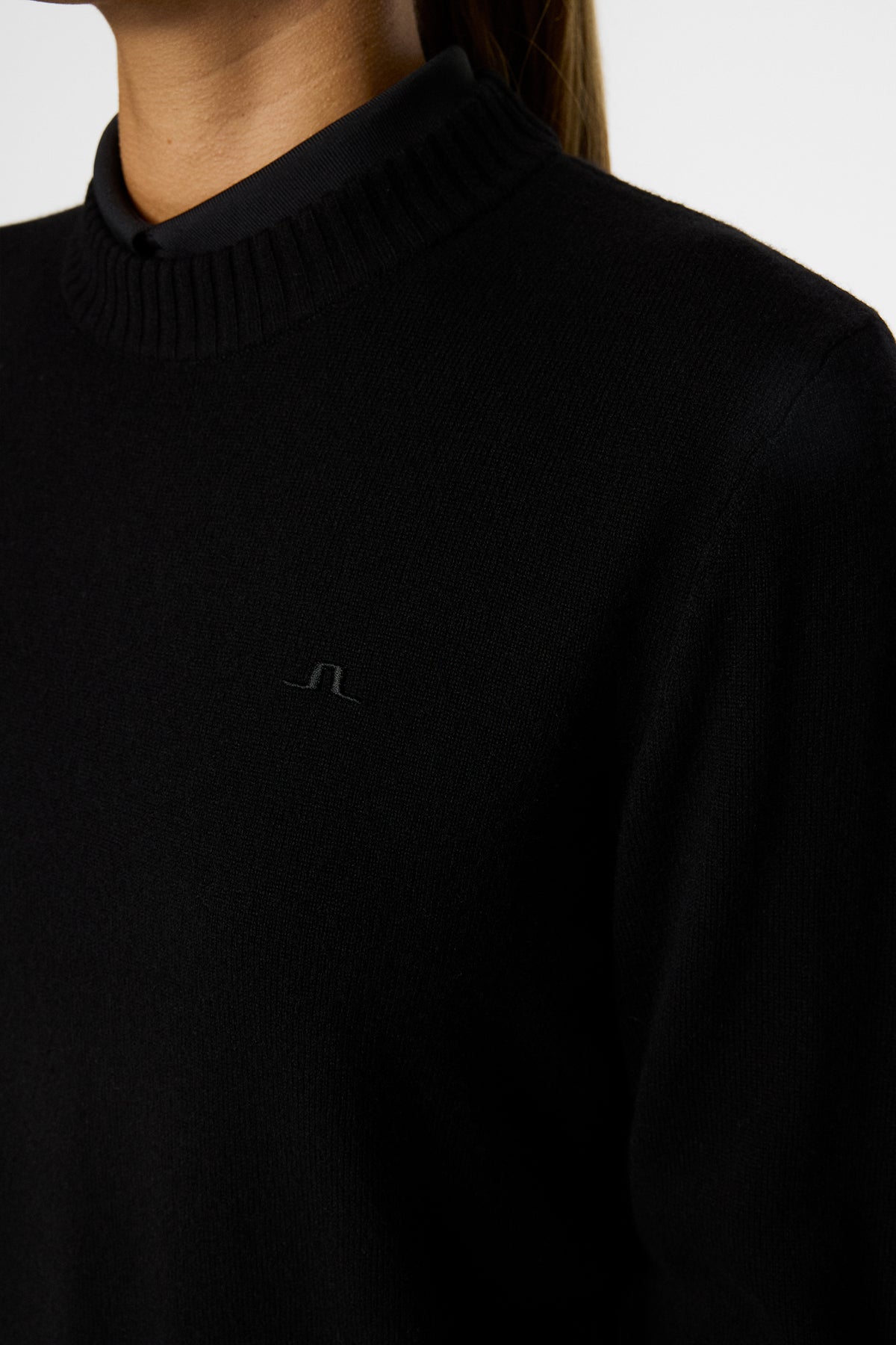 Mina Knitted Sweater in Black by J.Lindeberg
