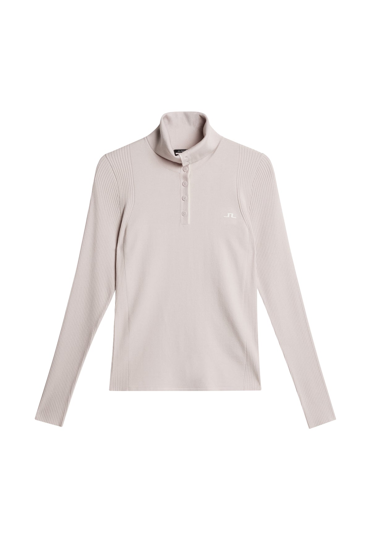 Leonie Knitted Shirt in Grey Lilac by J.Lindeberg