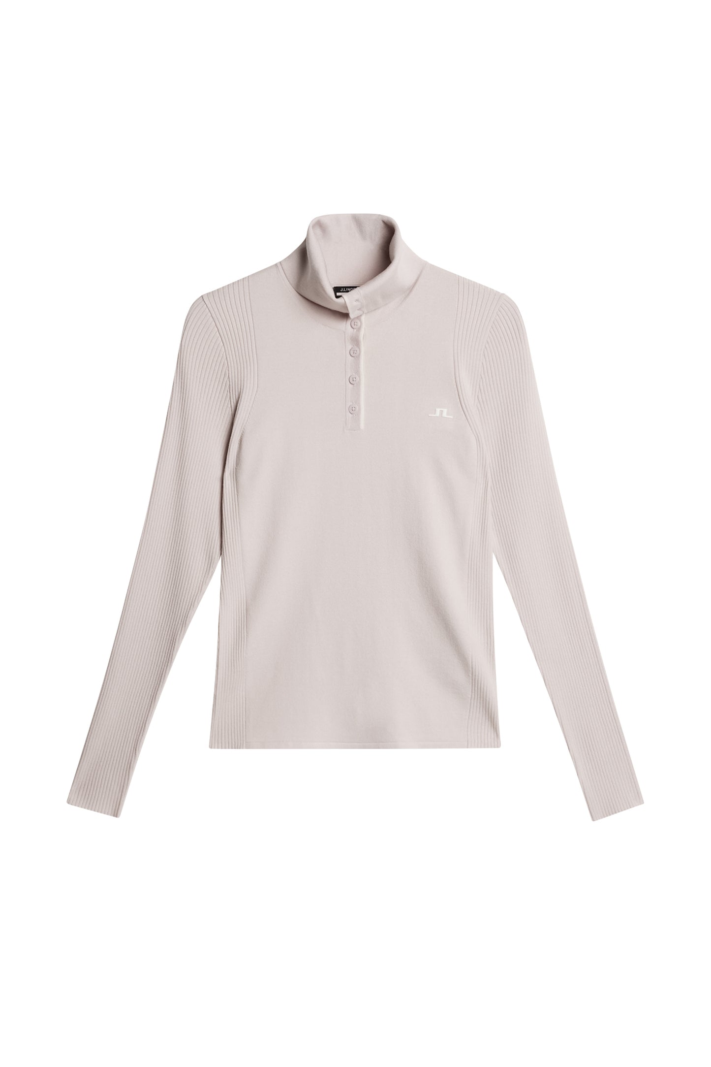 Leonie Knitted Shirt in Grey Lilac by J.Lindeberg