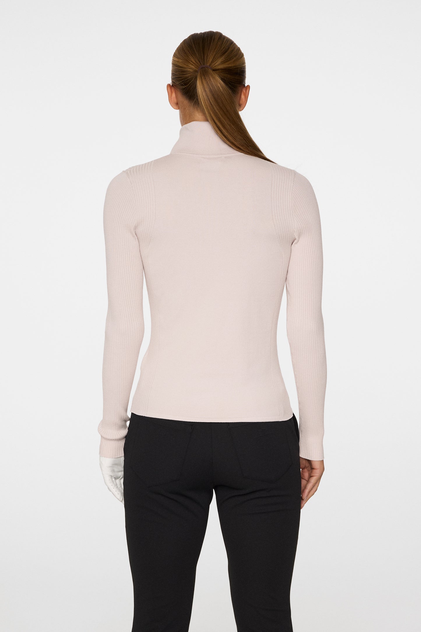 Leonie Knitted Shirt in Grey Lilac by J.Lindeberg