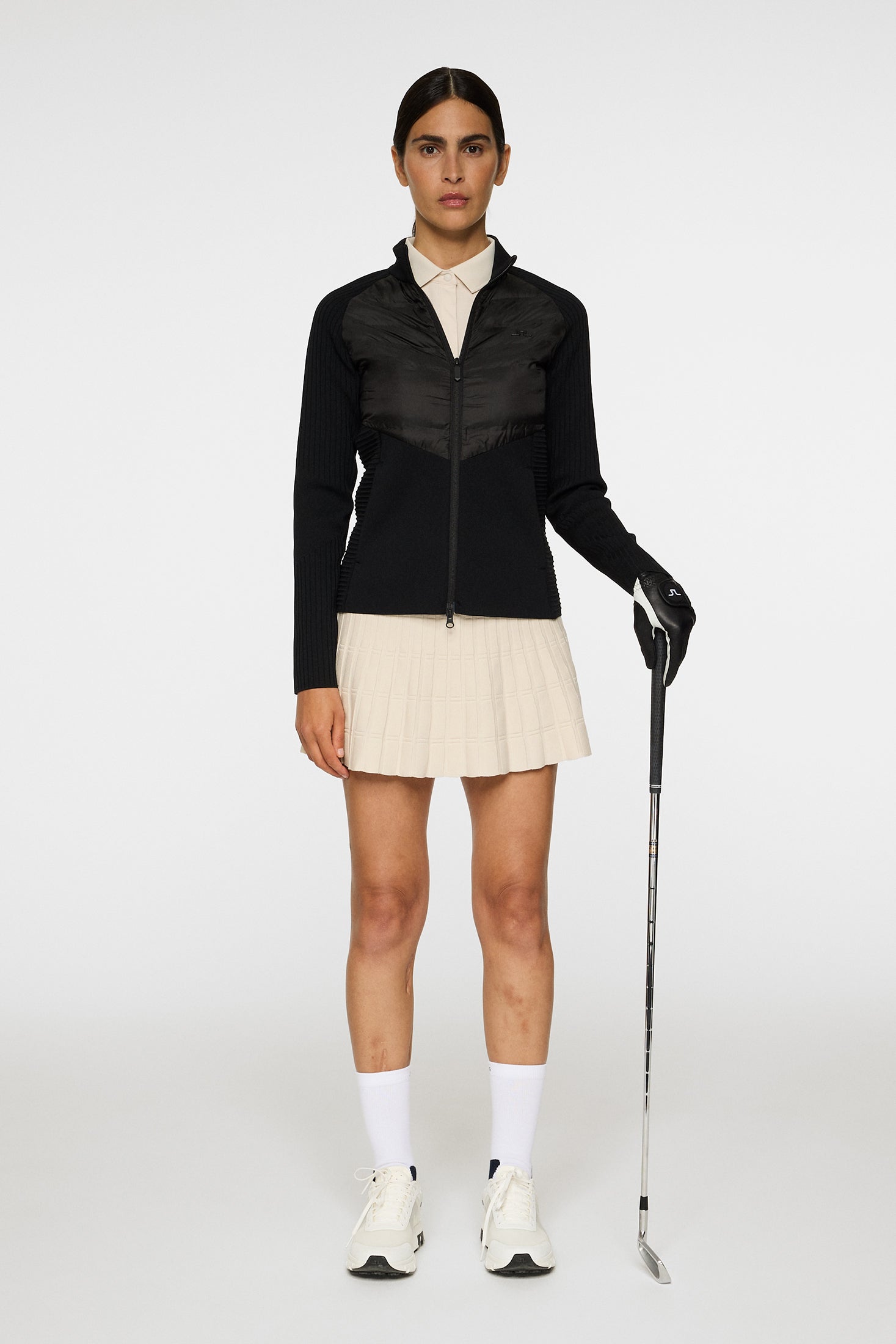 wjk ジップ ニット セーター zip knit sweater SLY ニット セーター 「2サイズ展開」SHAGGY MIX ZIP UP KNIT