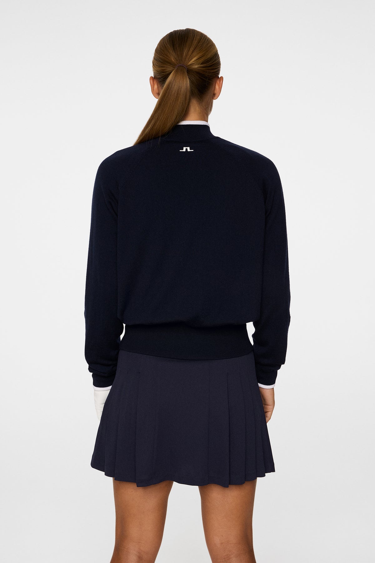 Ruth Windbreaker Sweater in JL Navy by J.Lindeberg