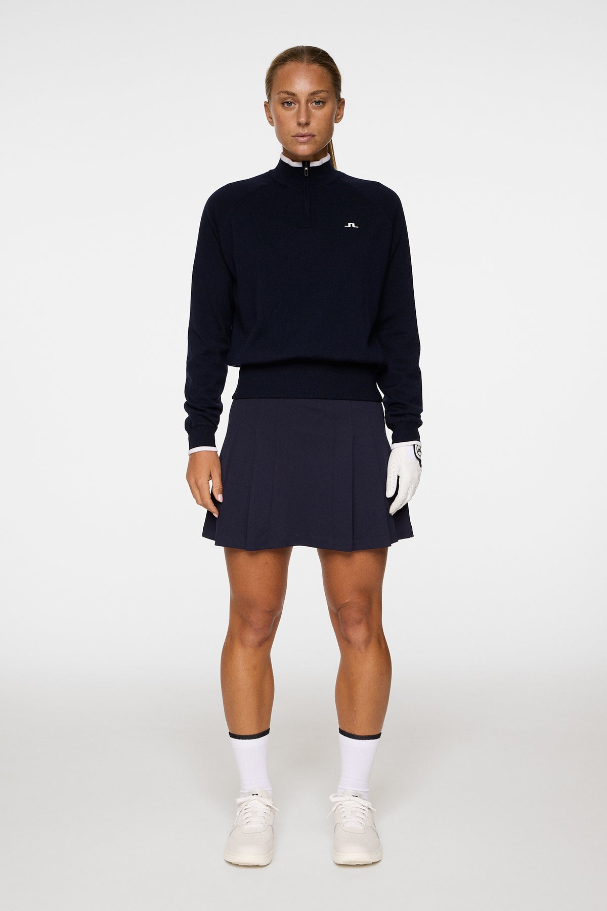 Ruth Windbreaker Sweater in JL Navy by J.Lindeberg