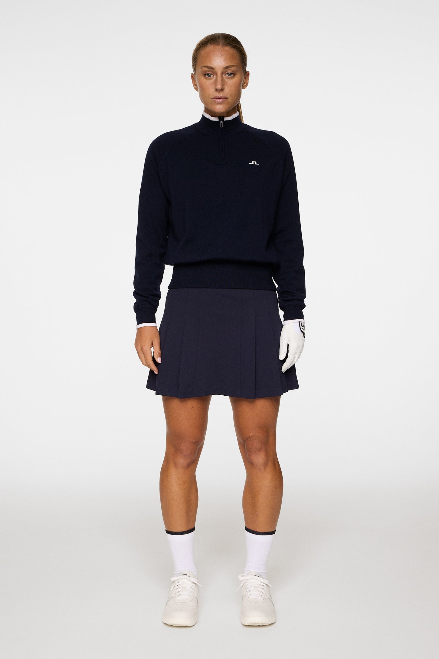 Ruth Windbreaker Sweater in JL Navy by J.Lindeberg