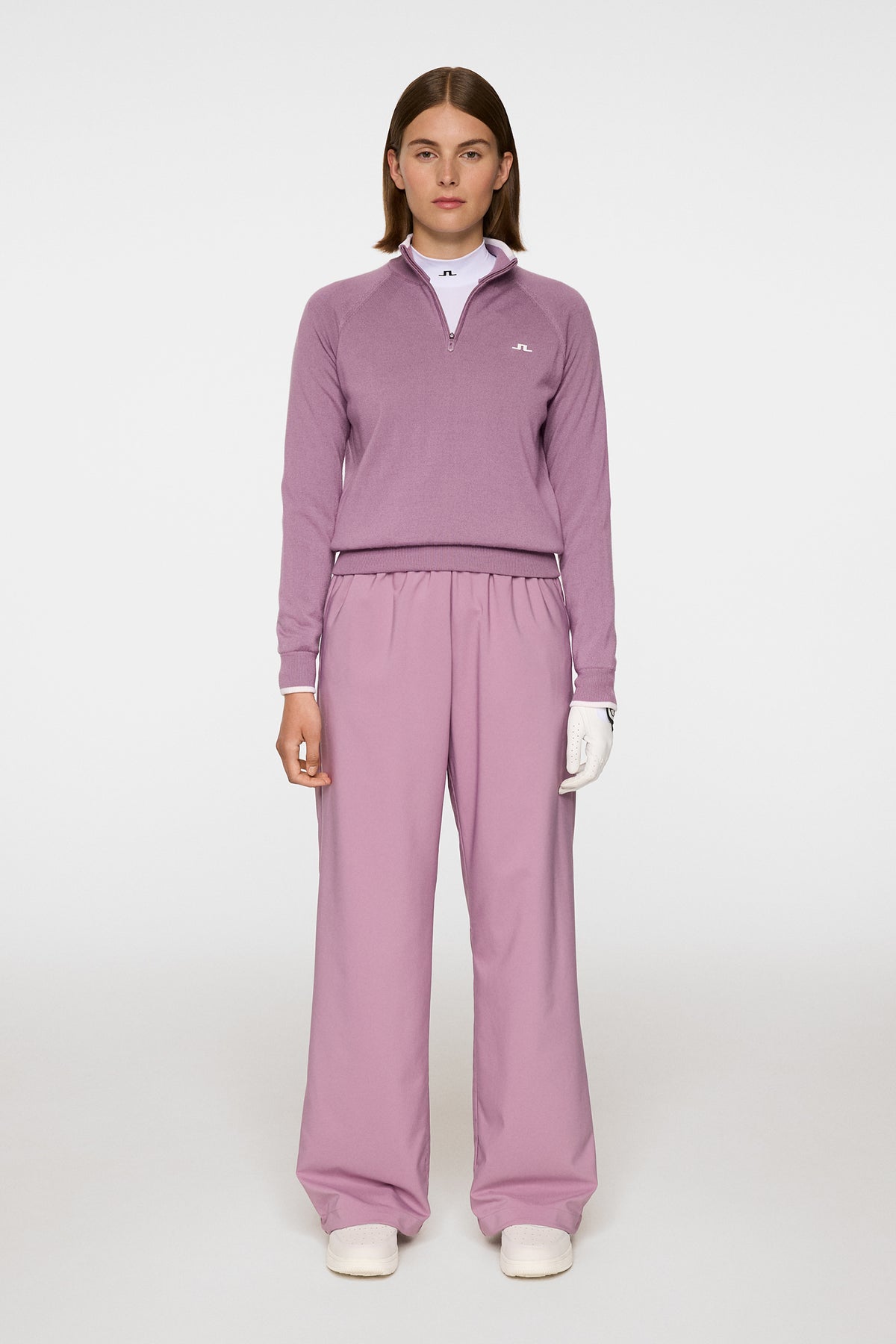Ruth Windbreaker Sweater in Very Grape by J.Lindeberg