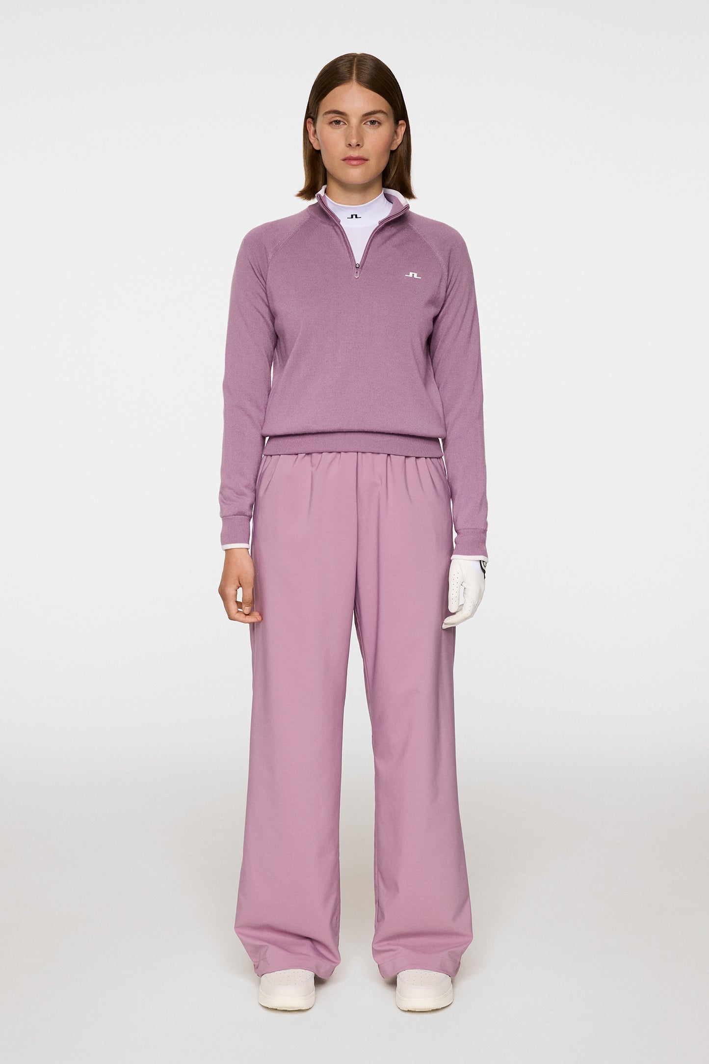 Ruth Windbreaker Sweater in Very Grape by J.Lindeberg