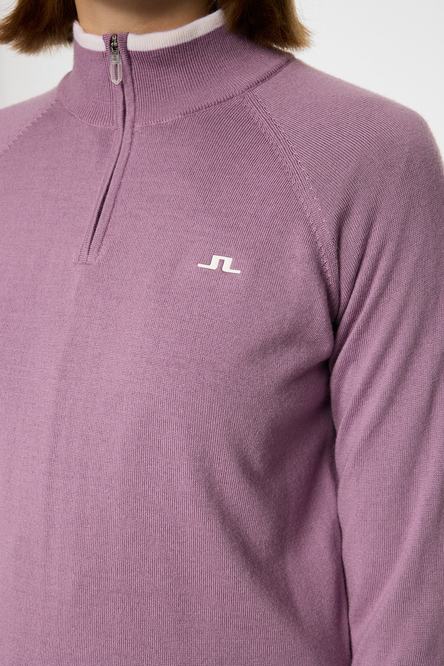 Ruth Windbreaker Sweater in Very Grape by J.Lindeberg