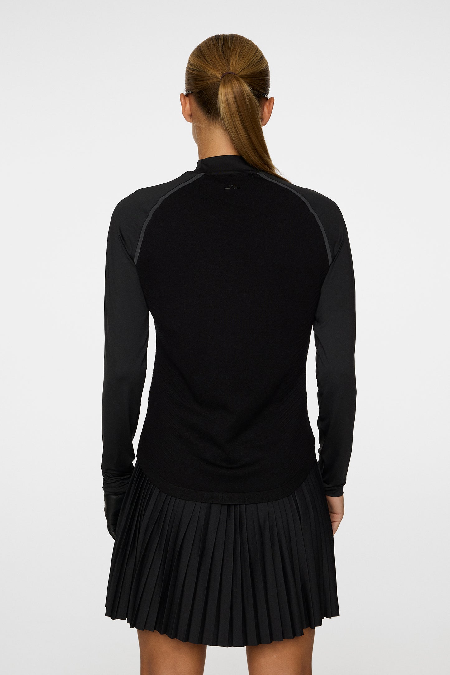 Darla Hybrid Knit Sweater in Black by J.Lindeberg