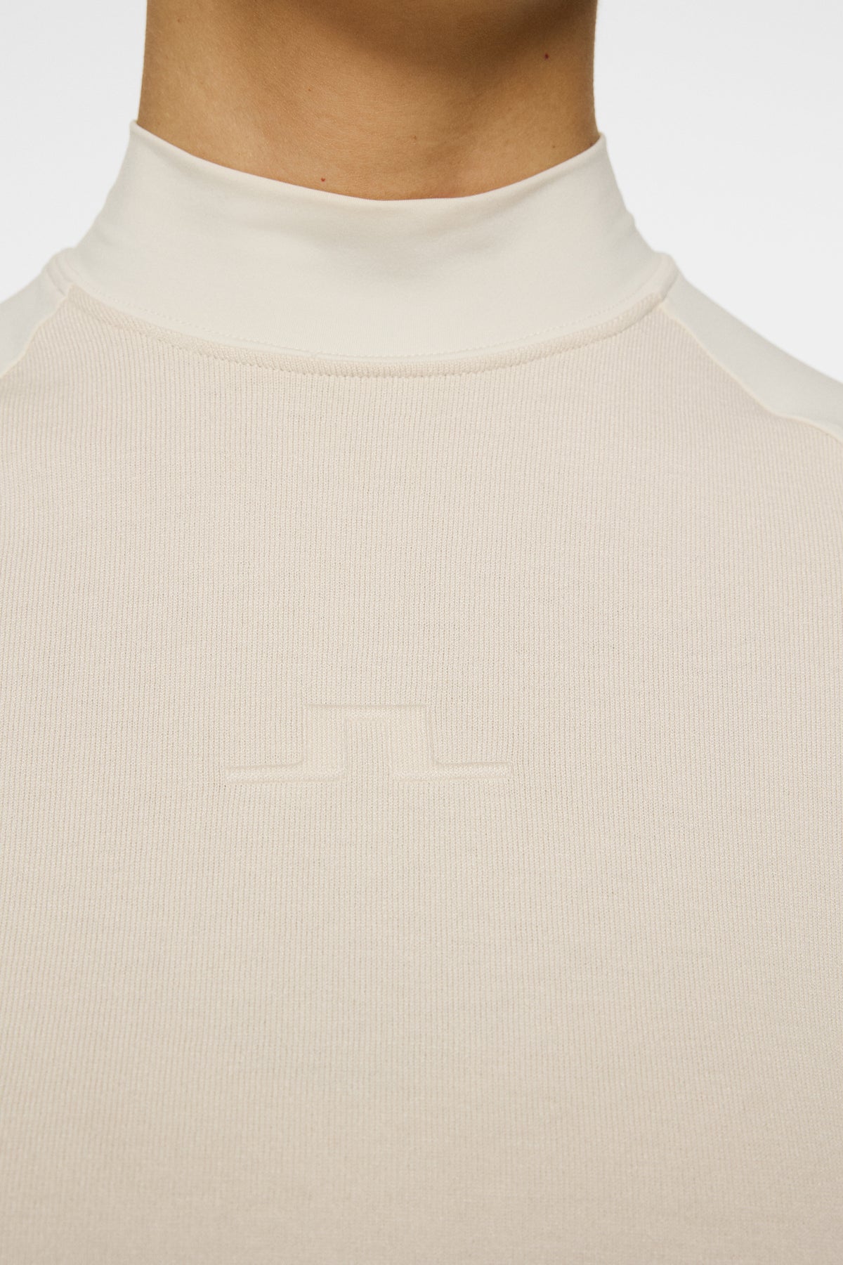 Darla Hybrid Knit Sweater in Moonbeam by J.Lindeberg