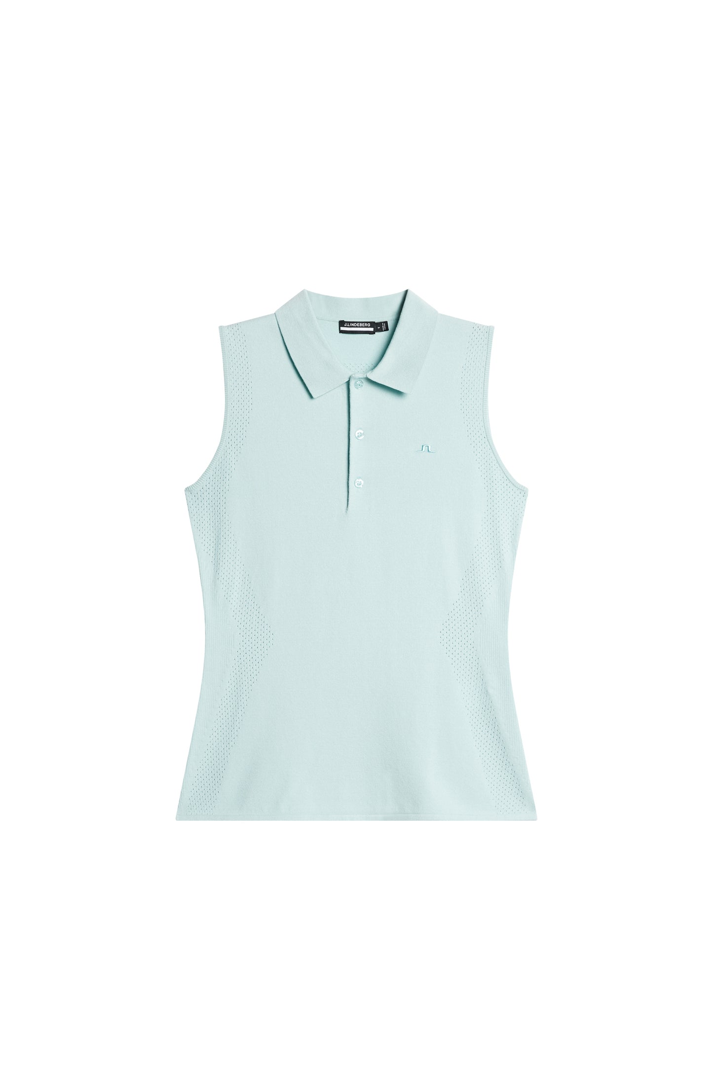 Tanja Sleeveless Polo Shirt in Winter Sky by J.Lindeberg