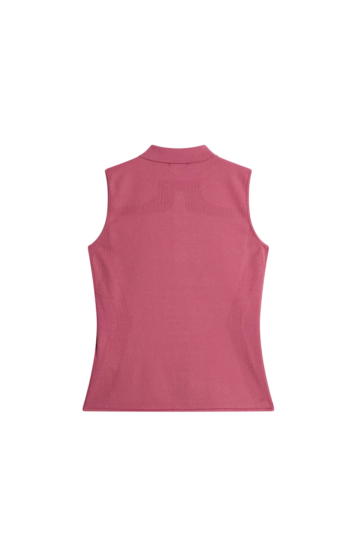 Tanja Sleeveless Polo Shirt in Rose Wine by J.Lindeberg