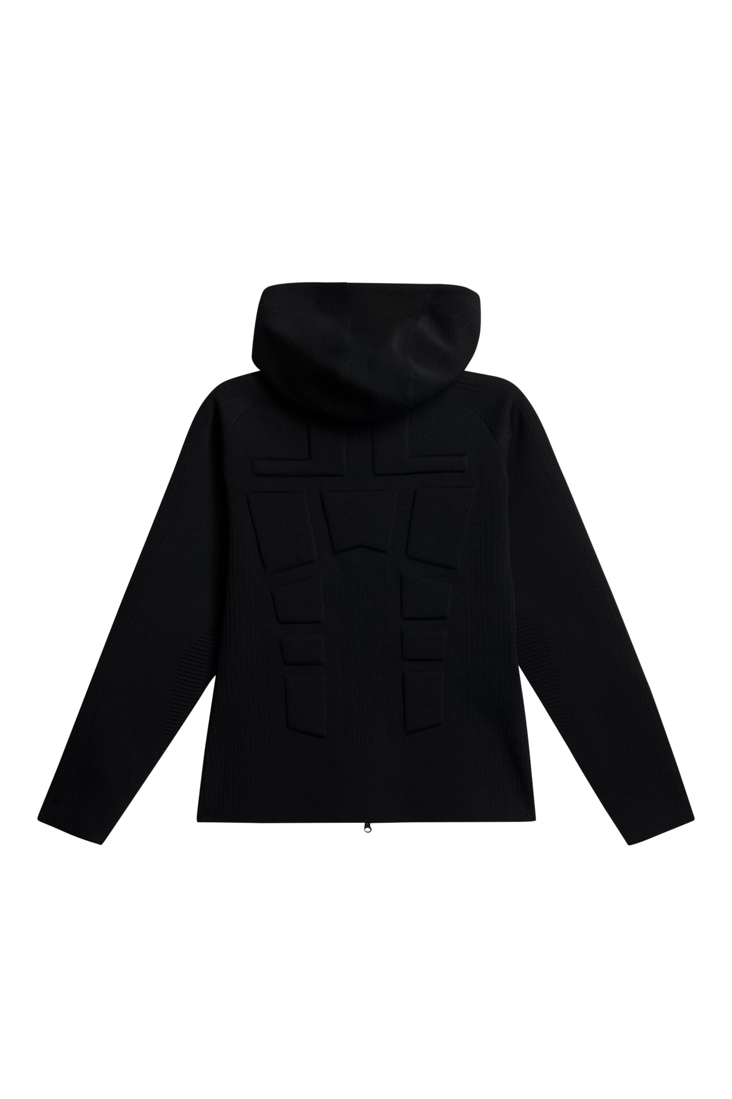 Solarcore Knit Zip Sweater in Black by J.Lindeberg