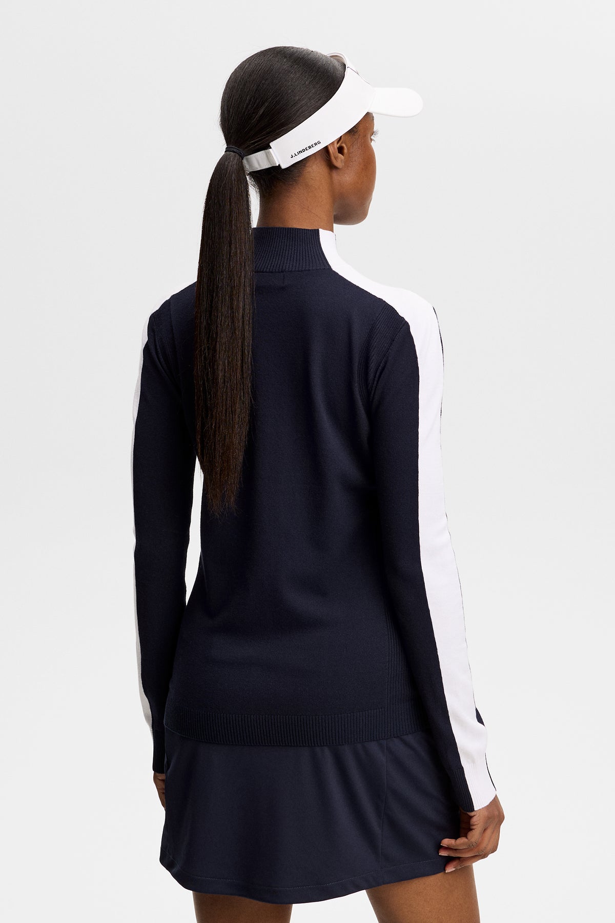 Adia Knitted Sweater in JL Navy by J.Lindeberg