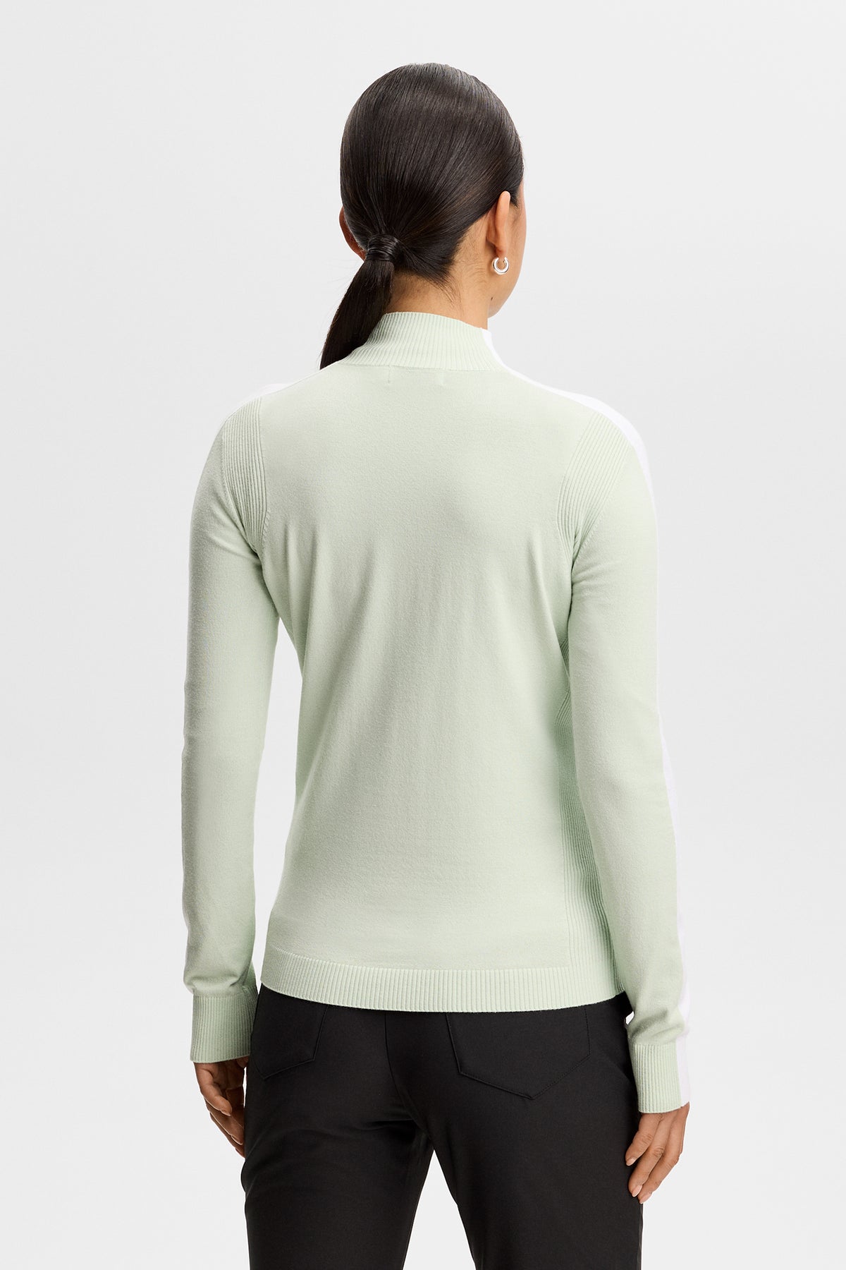 Adia Knitted Sweater in Subtle Green by J.Lindeberg