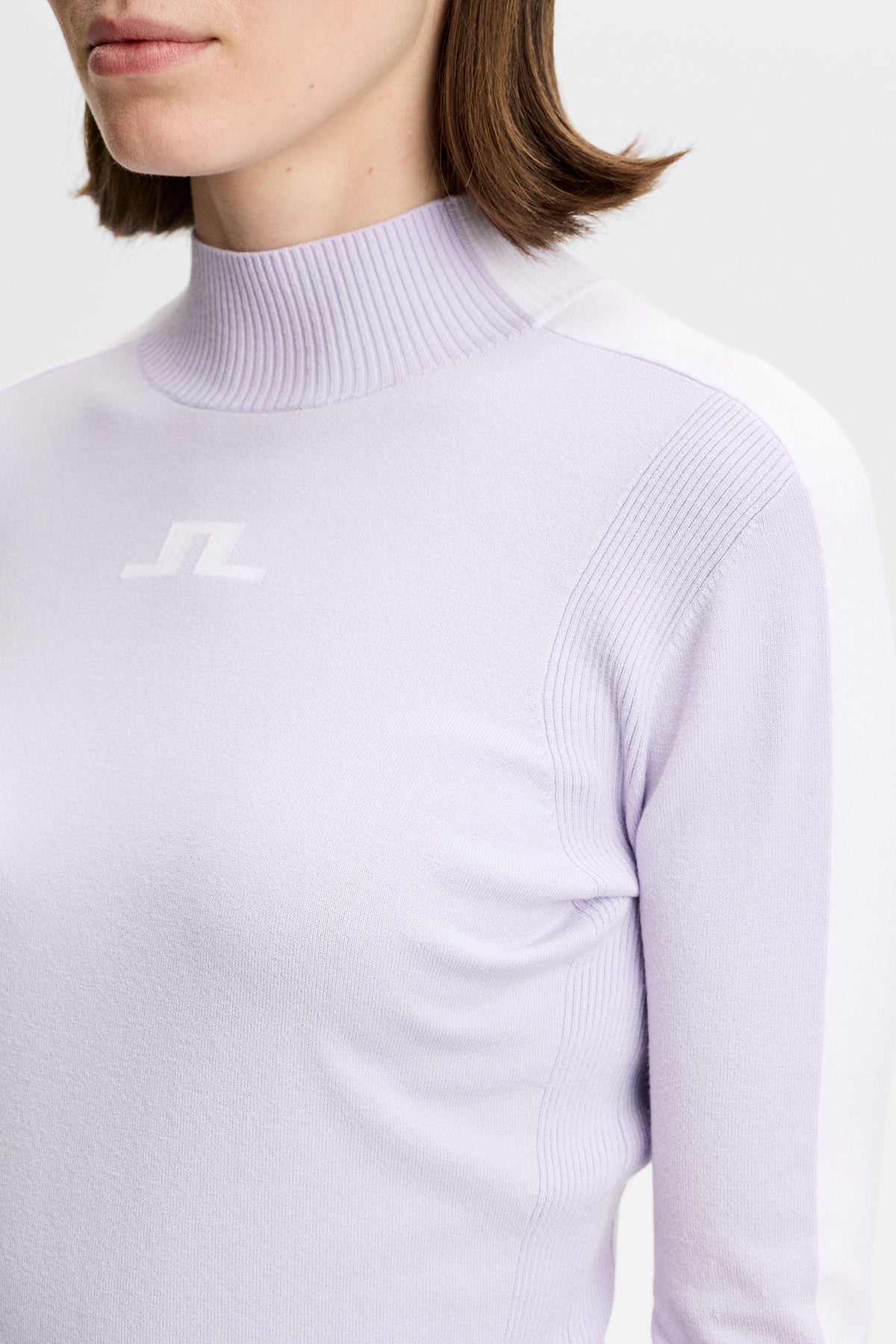 Adia Knitted Sweater in Purple Heather by J.Lindeberg