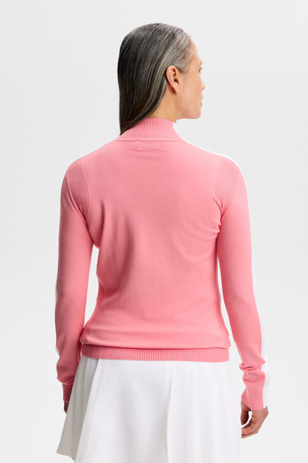 Adia Knitted Sweater / Flamingo Plume