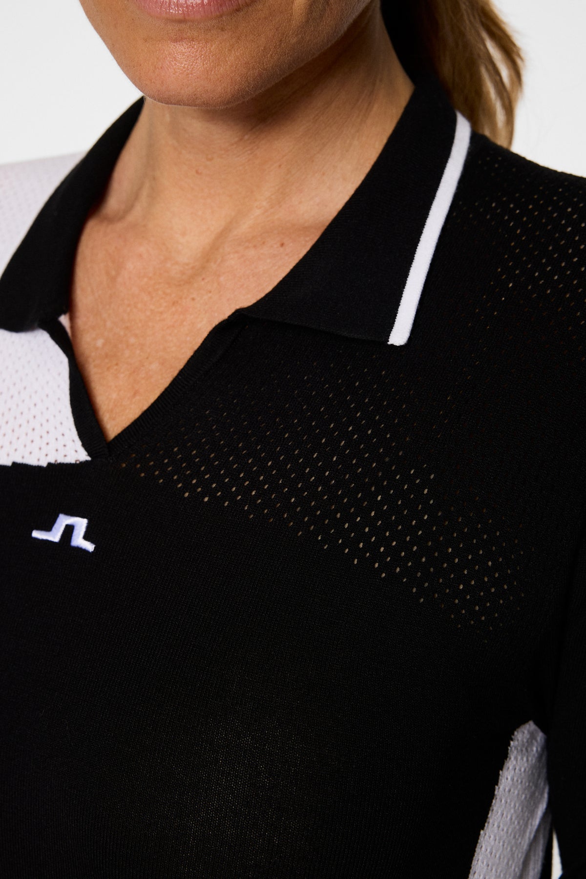 Loella Knitted Bodysuit in Black by J.Lindeberg