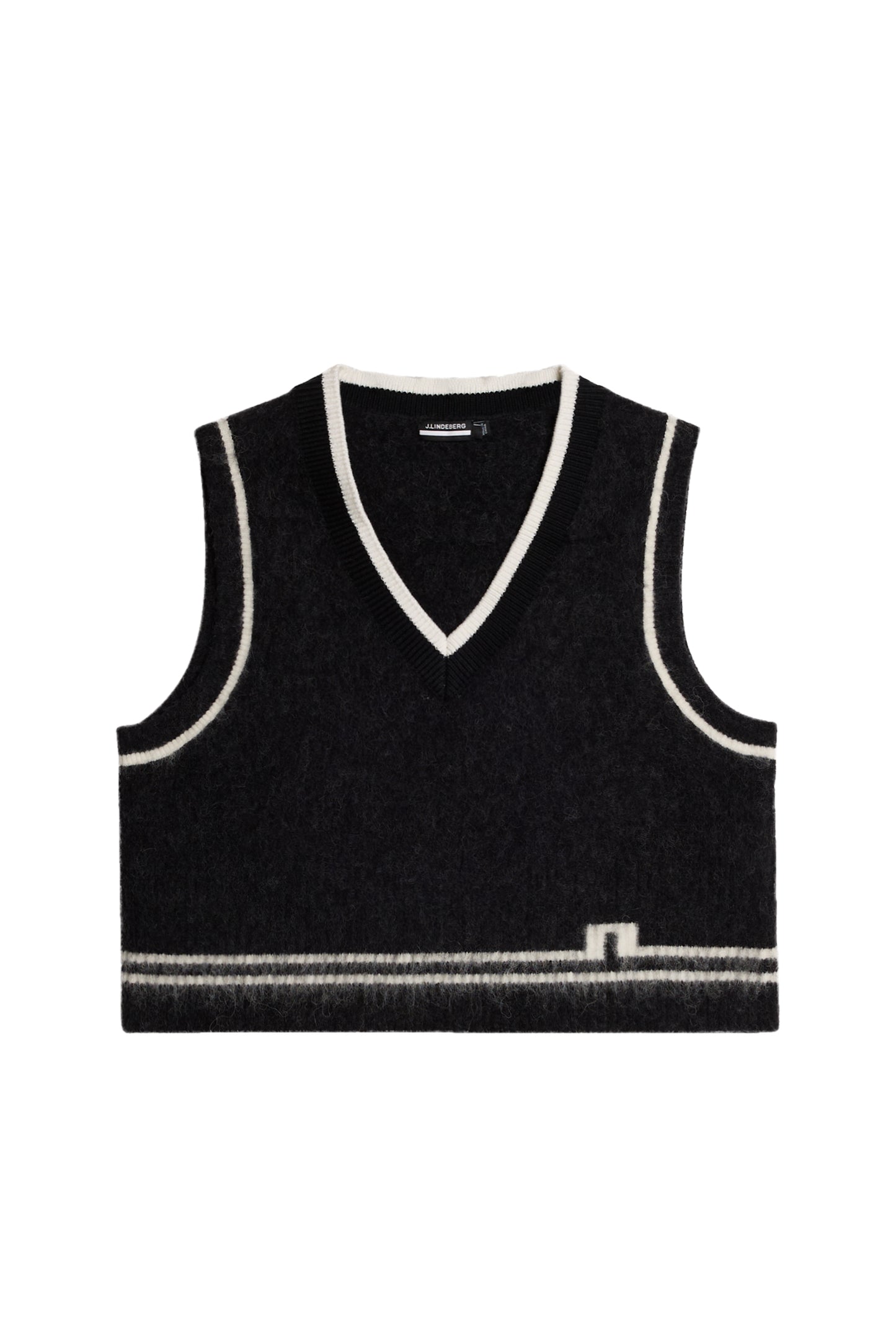 Noelle Knitted Vest in Black by J.Lindeberg