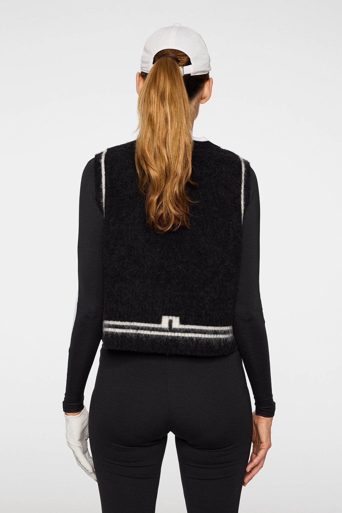 Noelle Knitted Vest in Black by J.Lindeberg