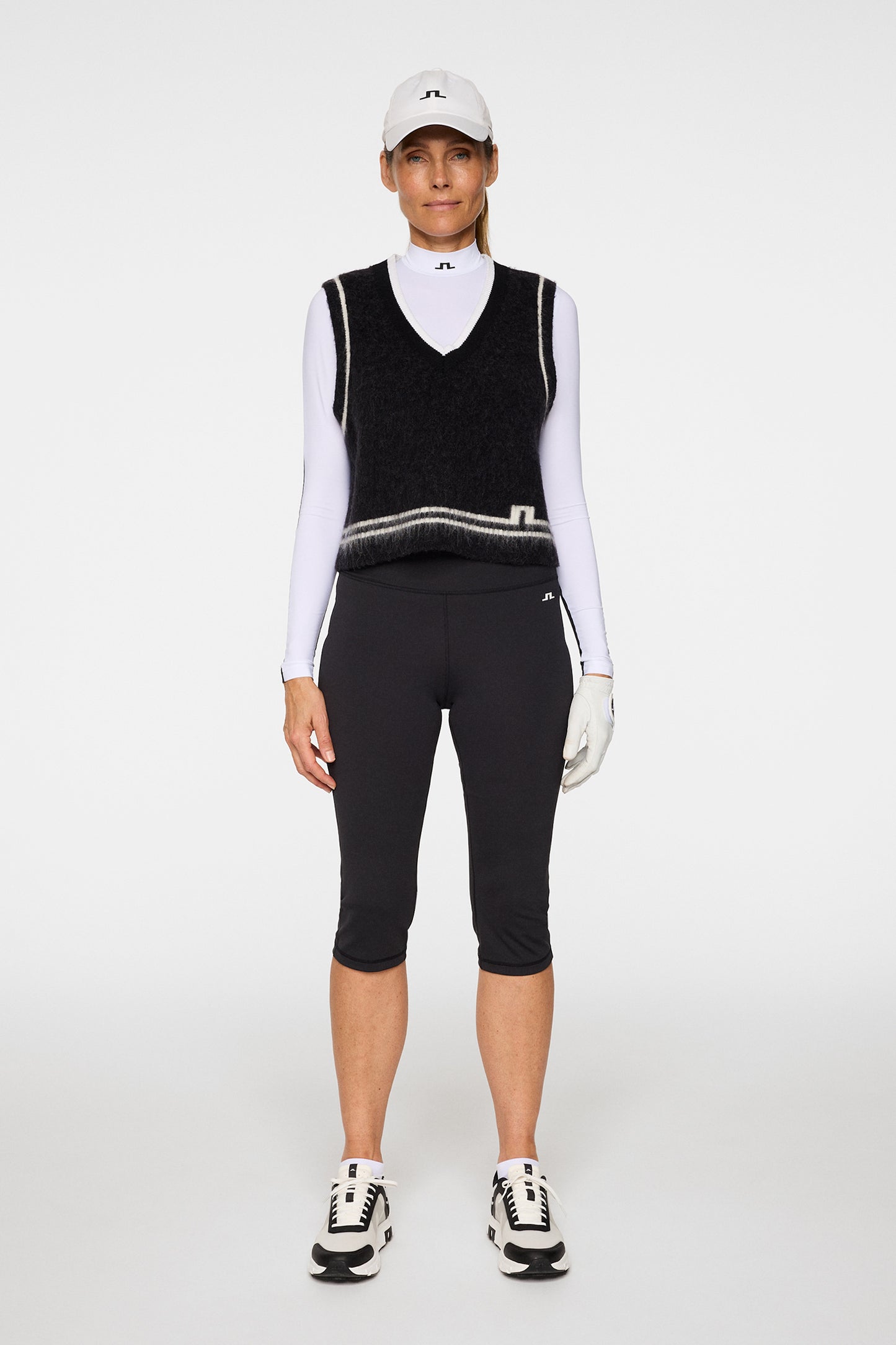 Noelle Knitted Vest in Black by J.Lindeberg