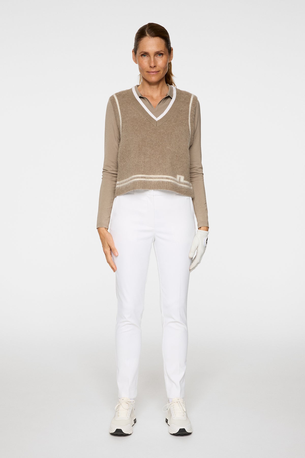 Noelle Knitted Vest in Brindle by J.Lindeberg