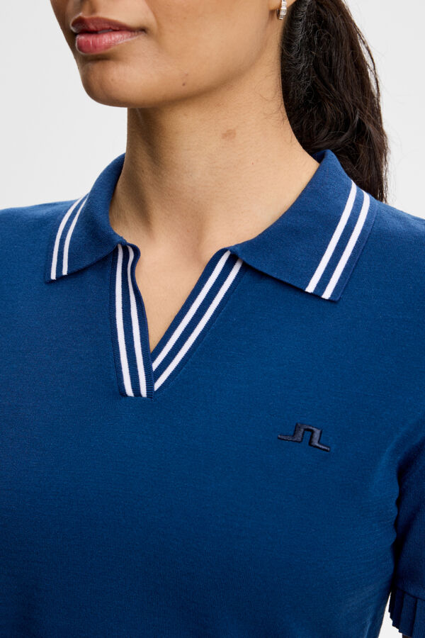 Mira Knitted Top / Estate Blue