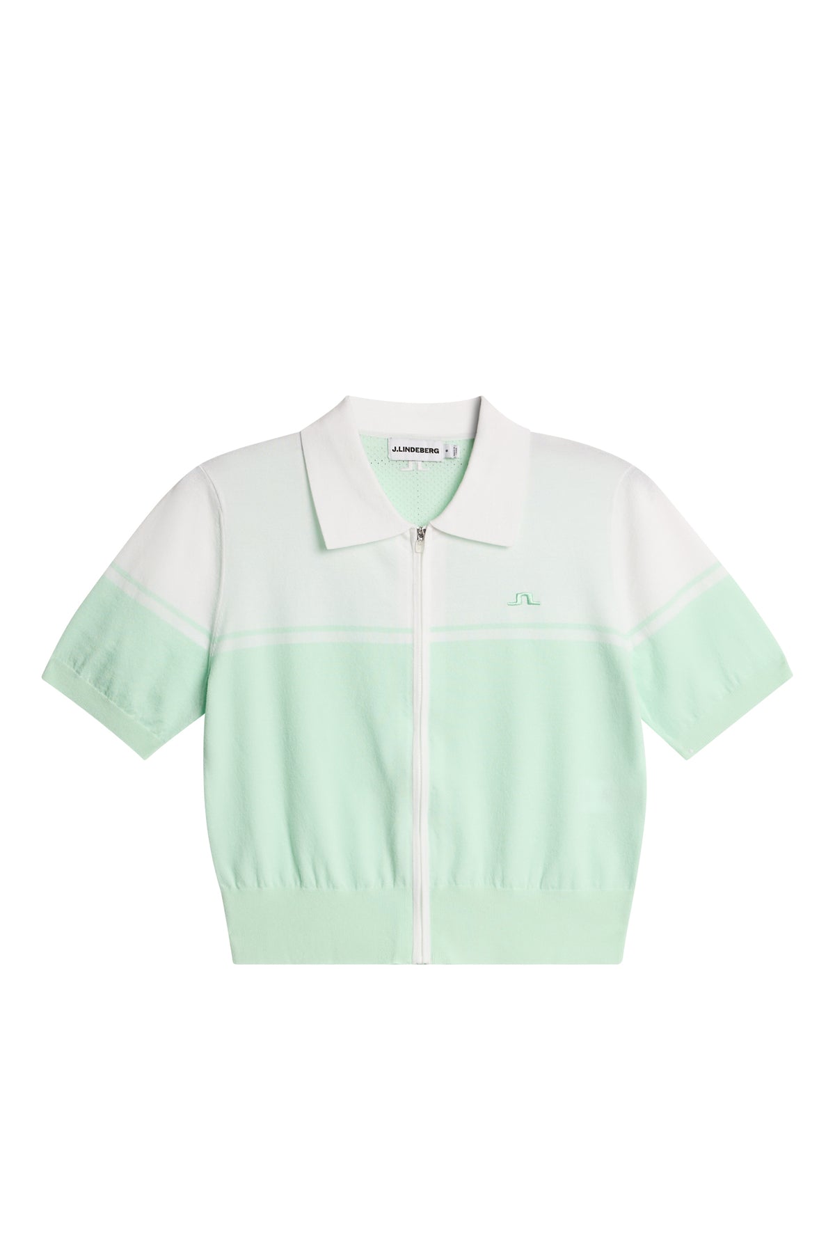 Mia Knitted Zip Cardigan in Bay by J.Lindeberg