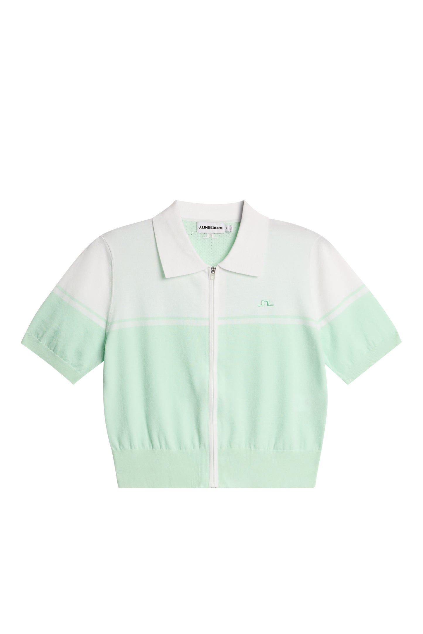 Mia Knitted Zip Cardigan in Bay by J.Lindeberg