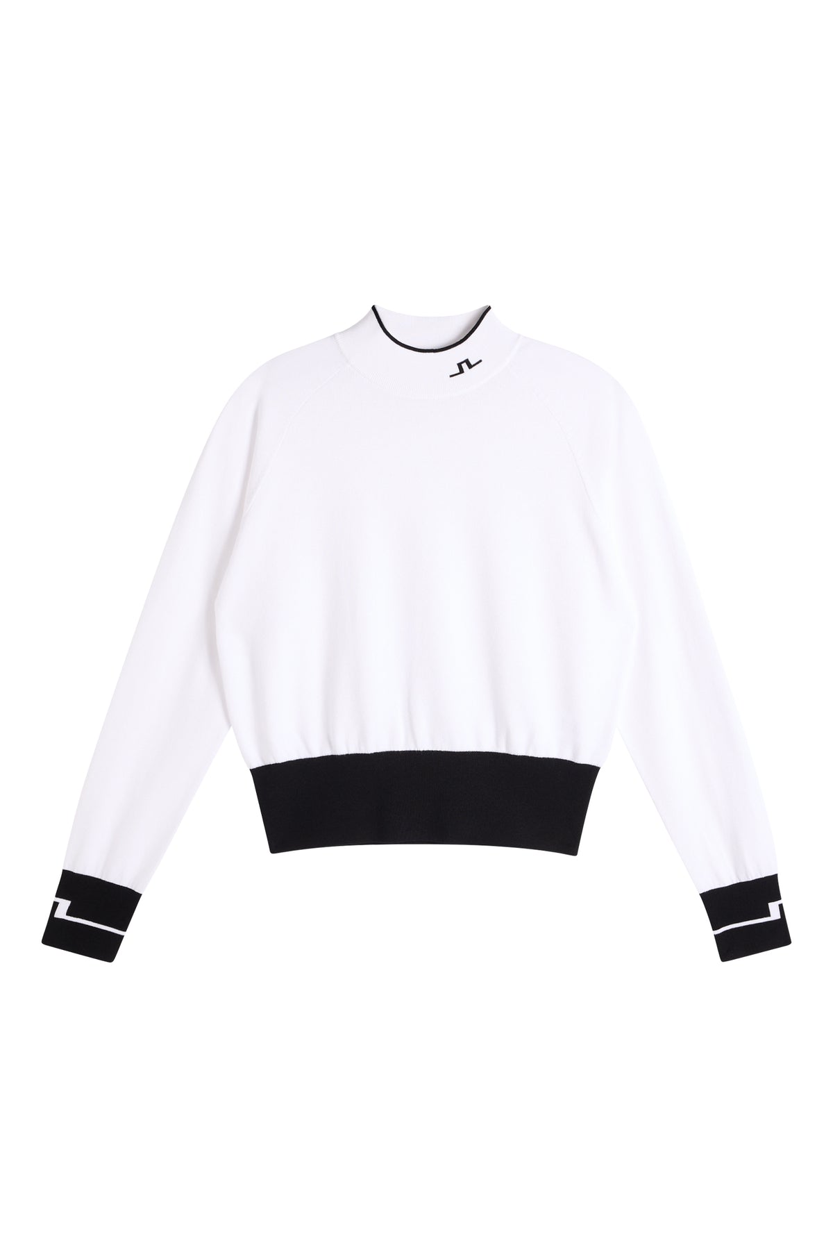 Zoe Knitted Sweater in White by J.Lindeberg