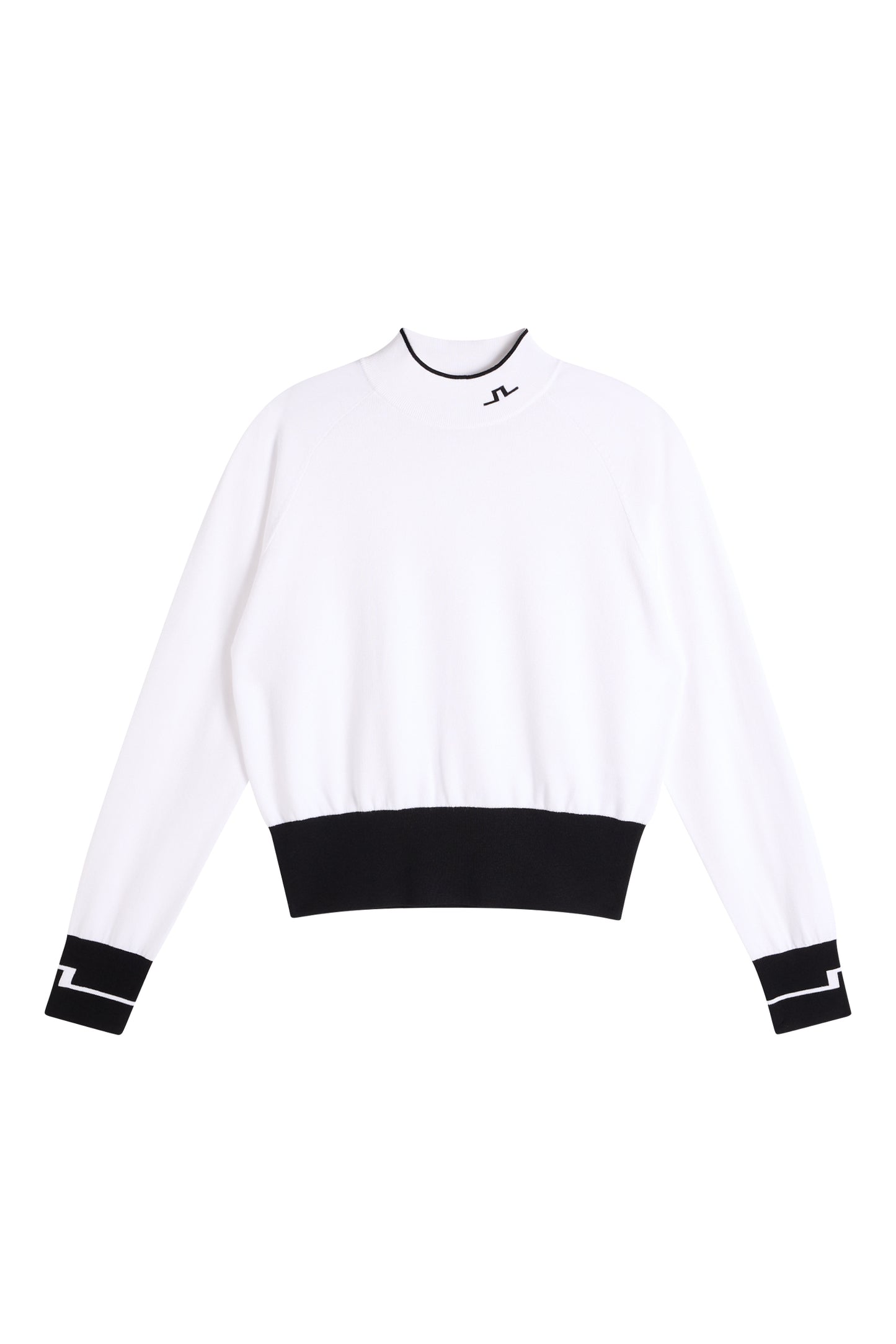 Zoe Knitted Sweater in White by J.Lindeberg