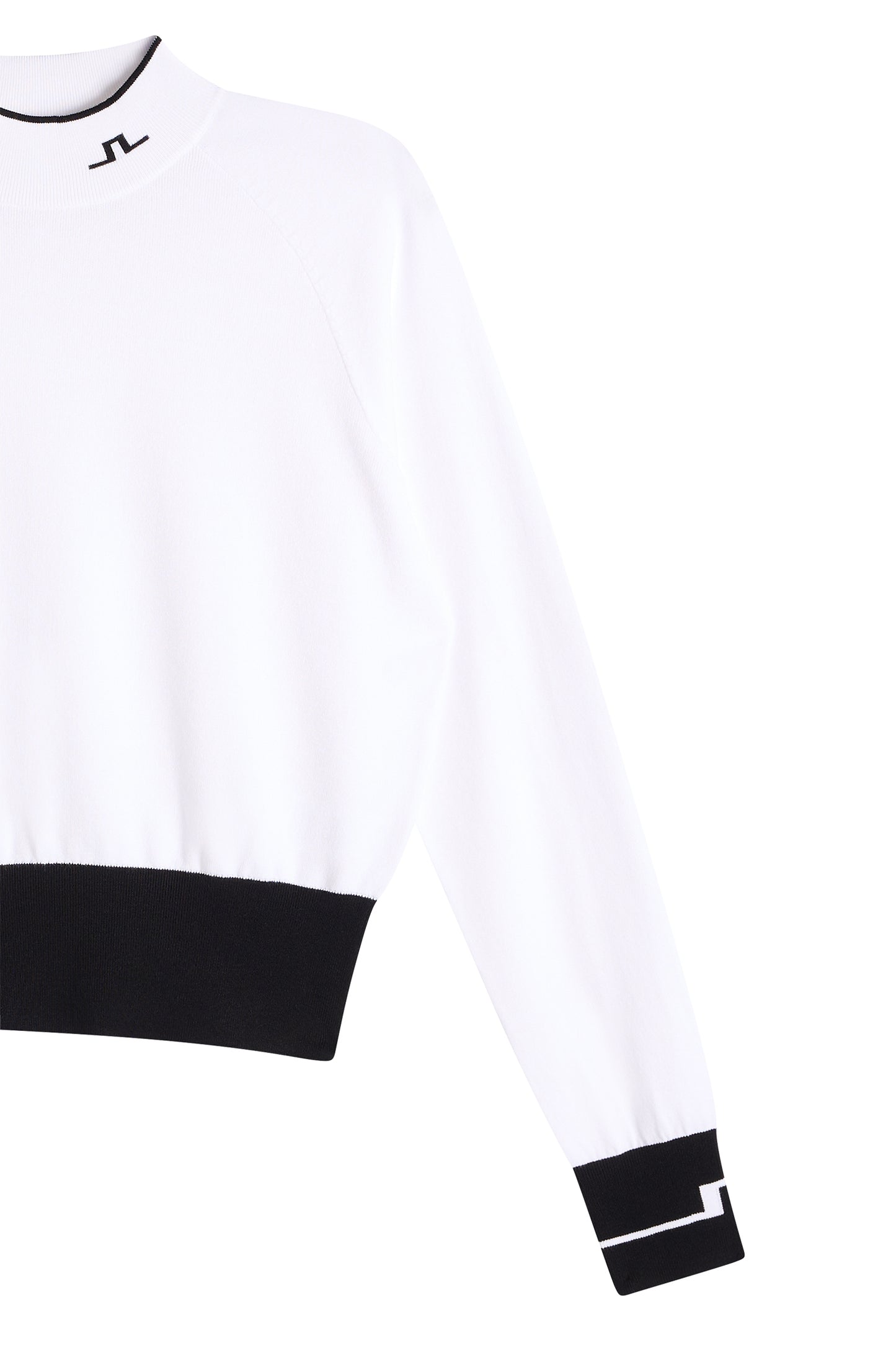 Zoe Knitted Sweater in White by J.Lindeberg