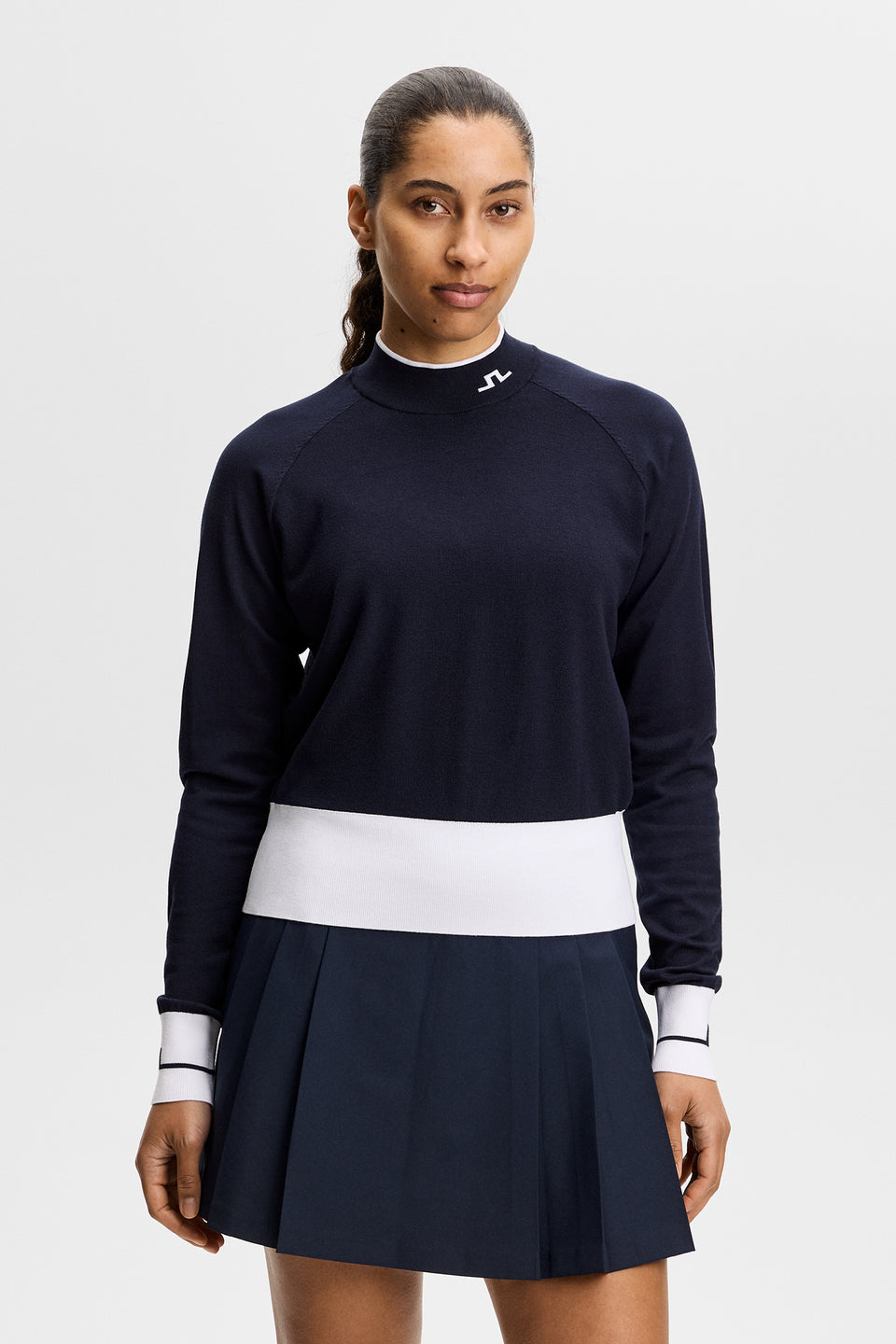 Zoe Knitted Sweater / JL Navy