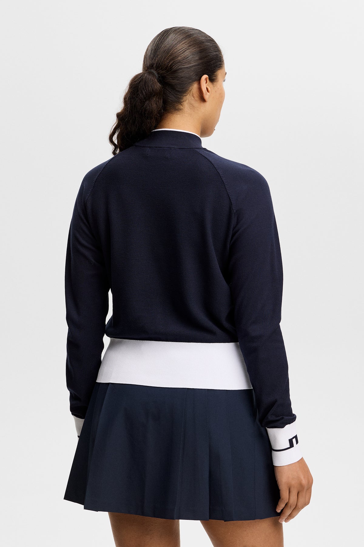 Zoe Knitted Sweater in JL Navy by J.Lindeberg