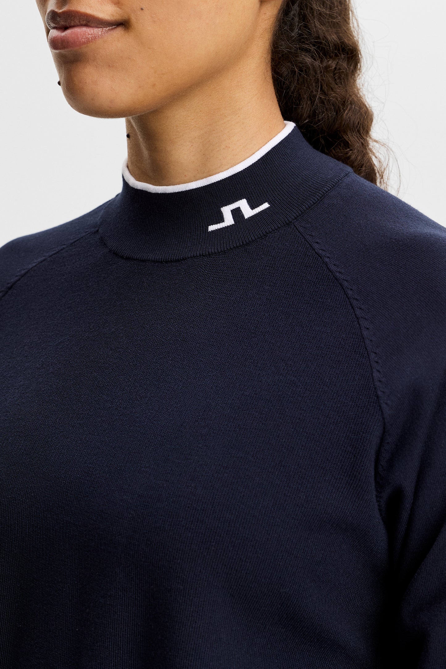 Zoe Knitted Sweater in JL Navy by J.Lindeberg