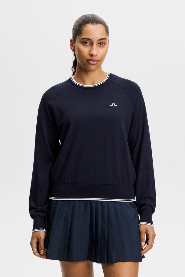 Clarissa Windbreaker Sweater / JL Navy