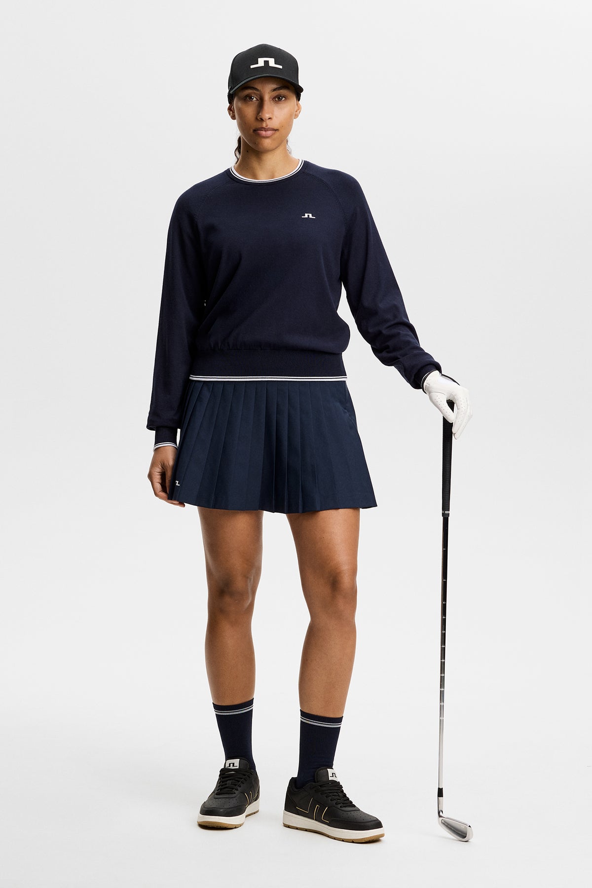 Clarissa Windbreaker Sweater in JL Navy by J.Lindeberg