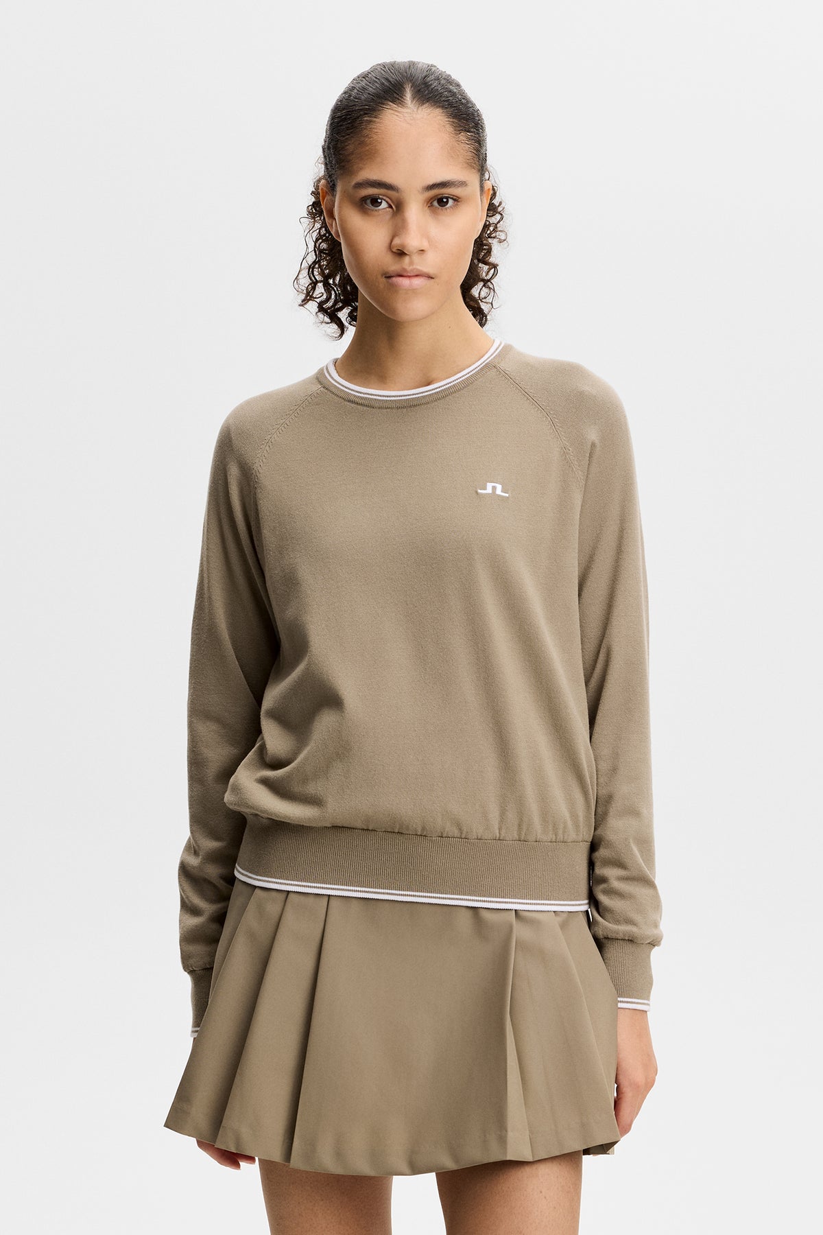 Clarissa Windbreaker Sweater in Brindle by J.Lindeberg