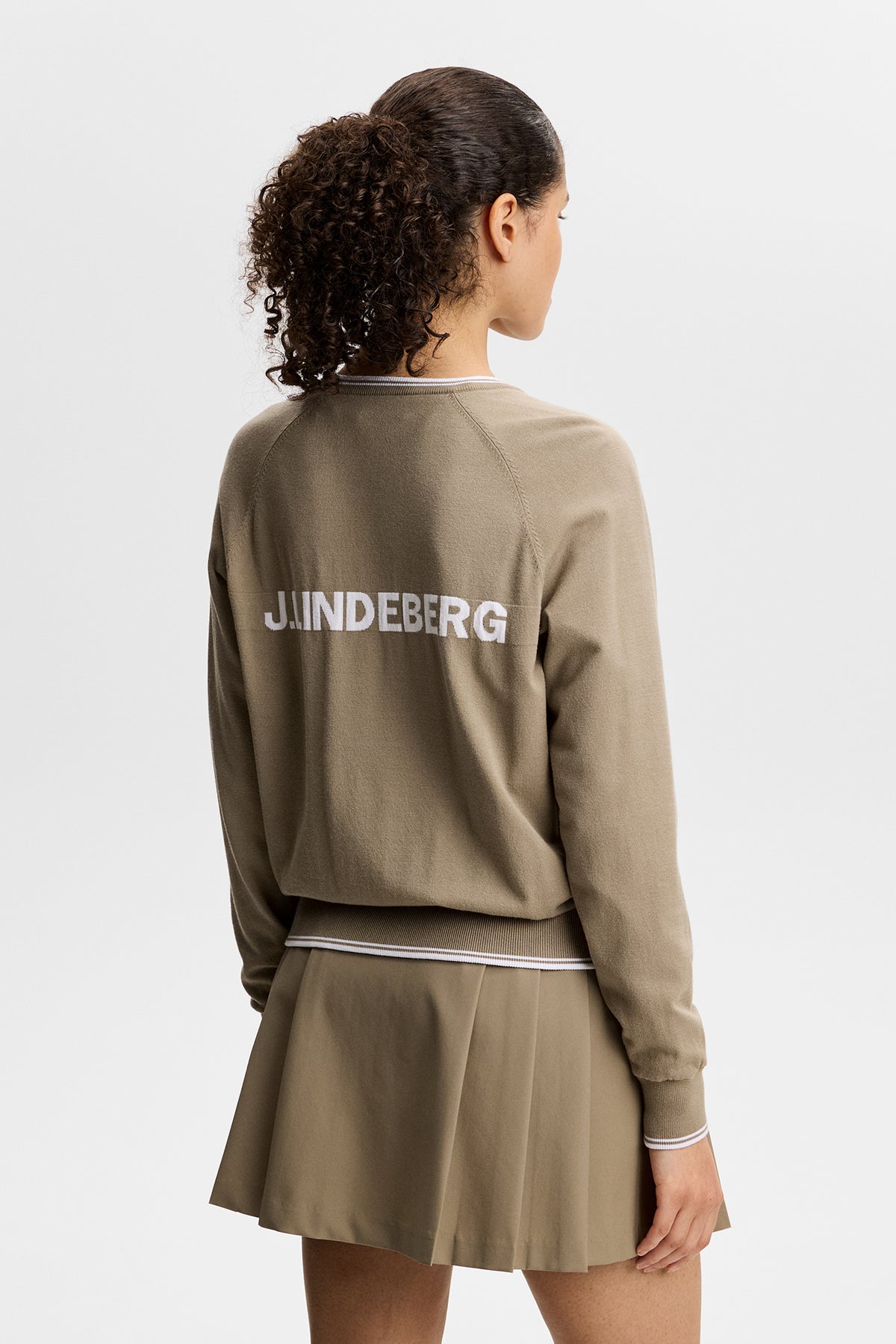 Clarissa Windbreaker Sweater in Brindle by J.Lindeberg