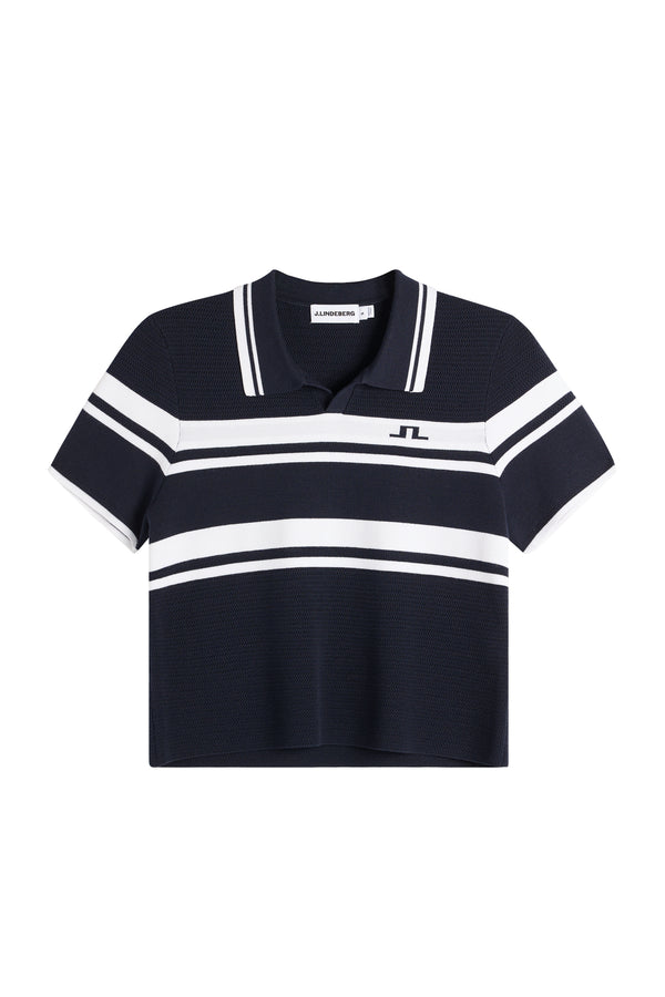 Athena Knit Polo / JL Navy