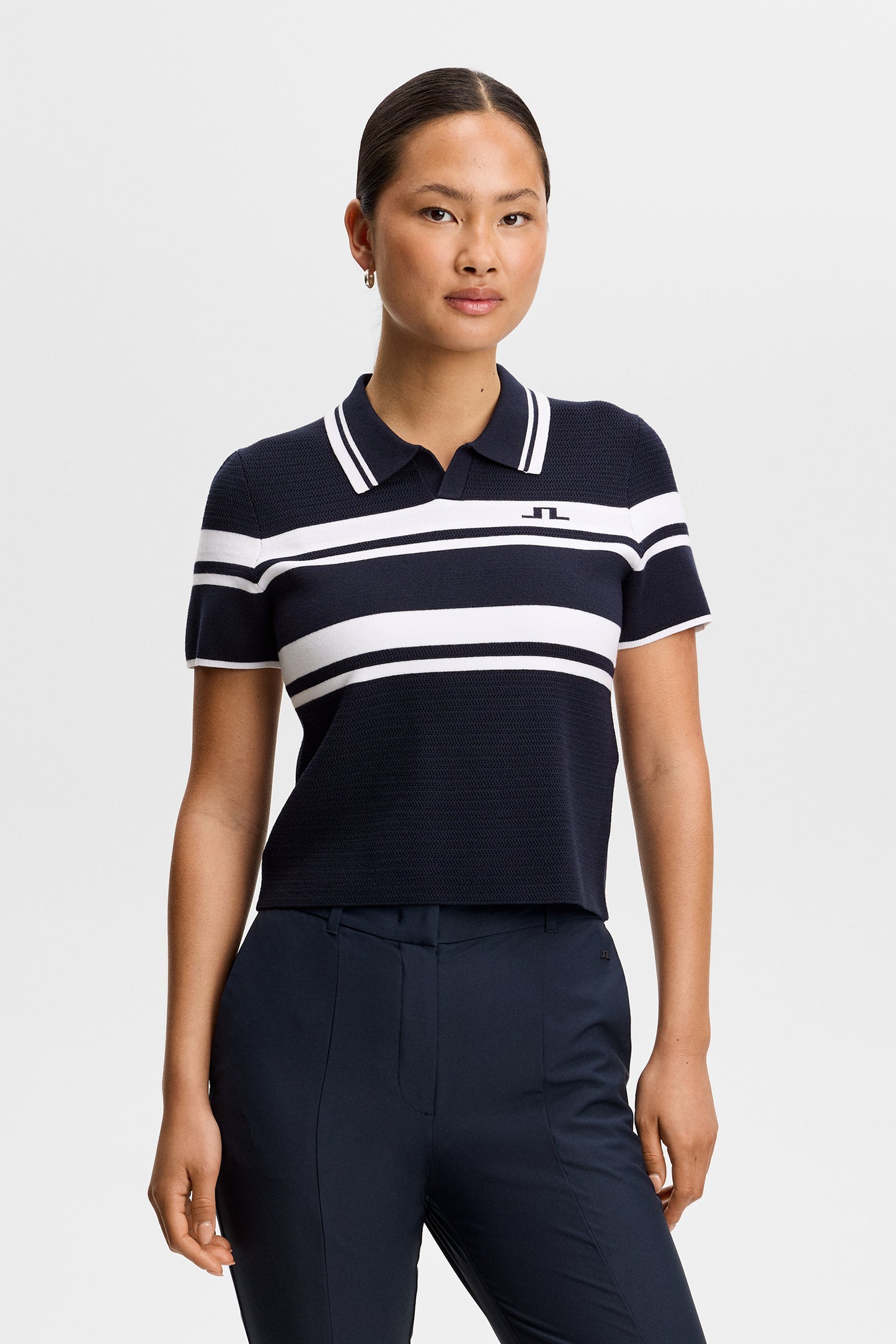 Athena Knit Polo in JL Navy by J.Lindeberg