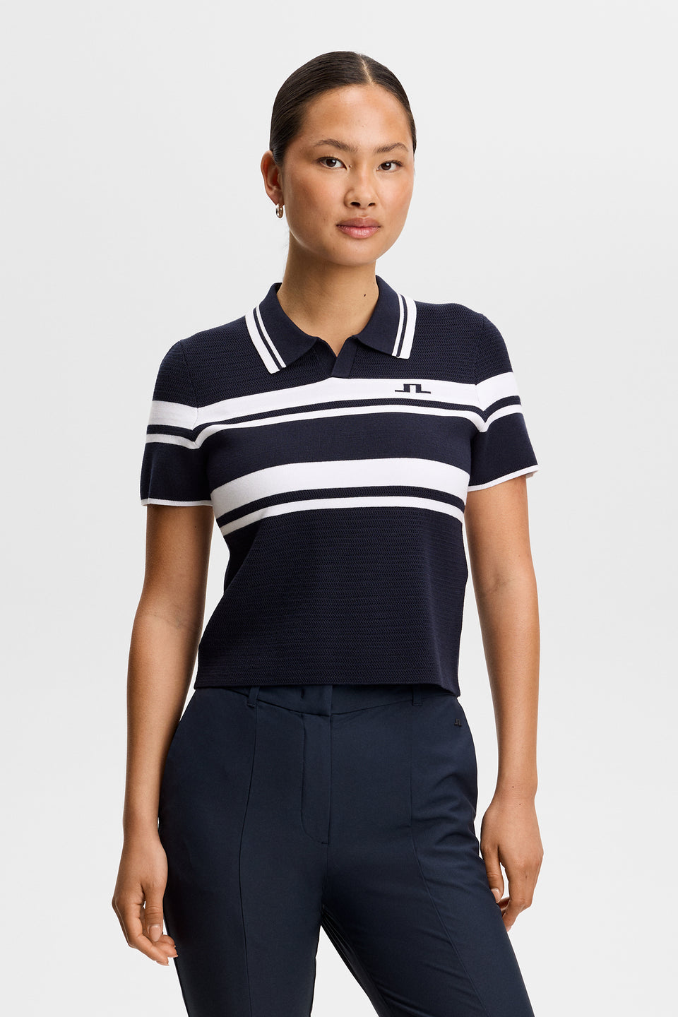 Athena Knit Polo / JL Navy