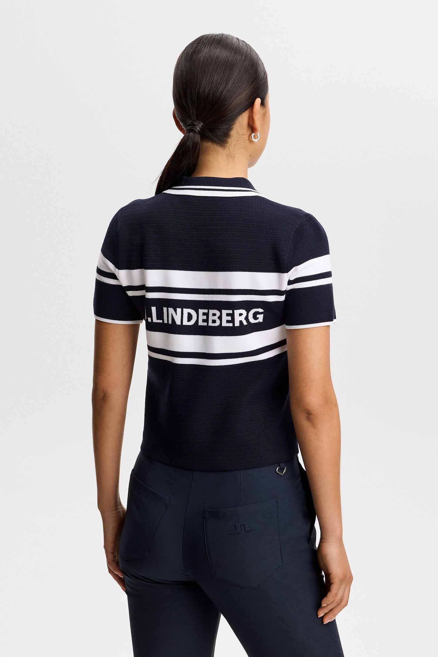 Athena Knit Polo in JL Navy by J.Lindeberg