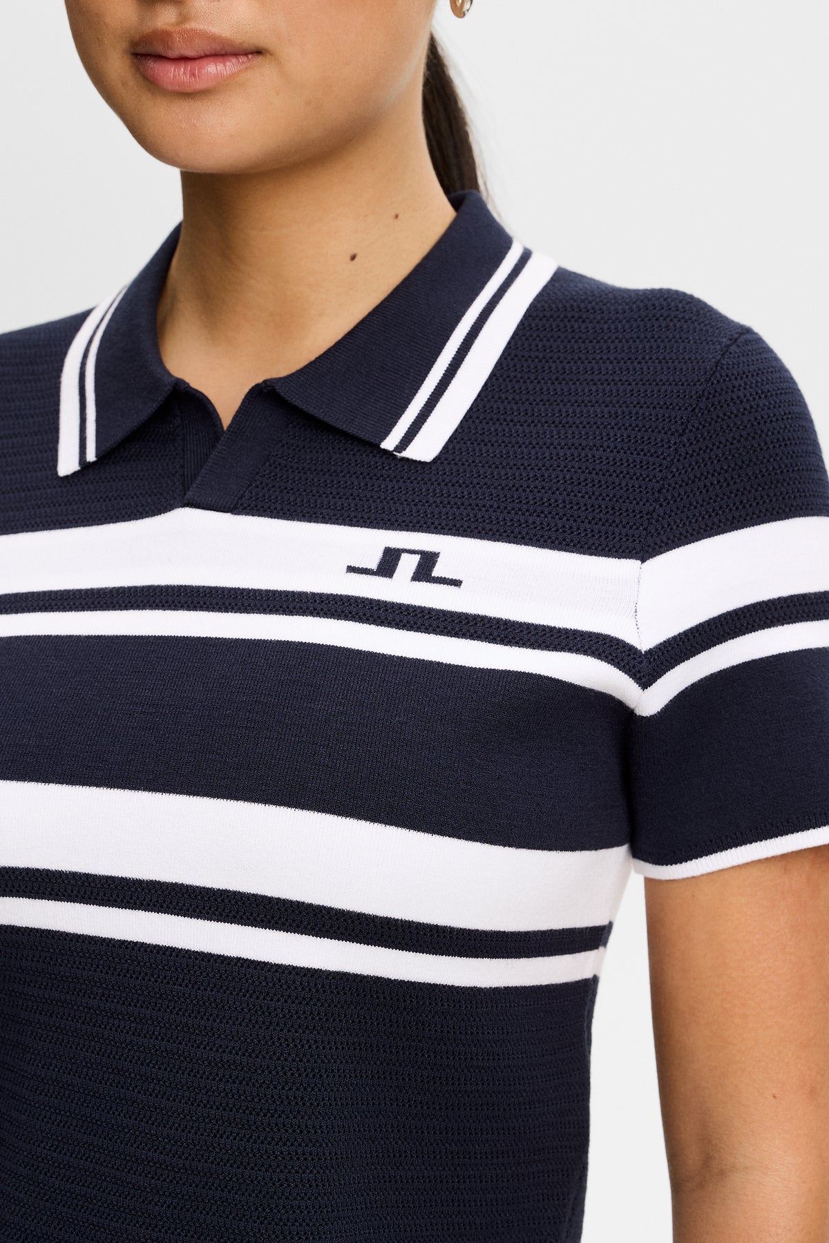 Athena Knit Polo in JL Navy by J.Lindeberg