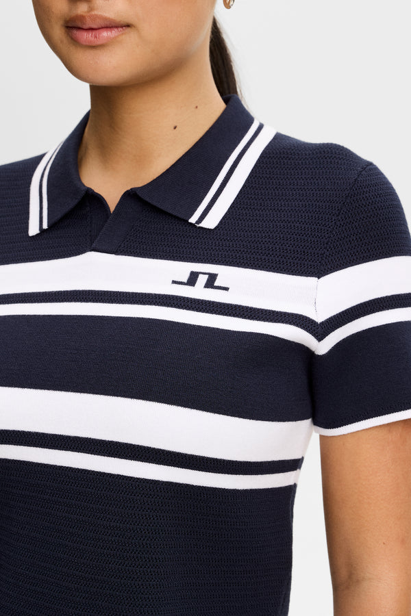Athena Knit Polo / JL Navy