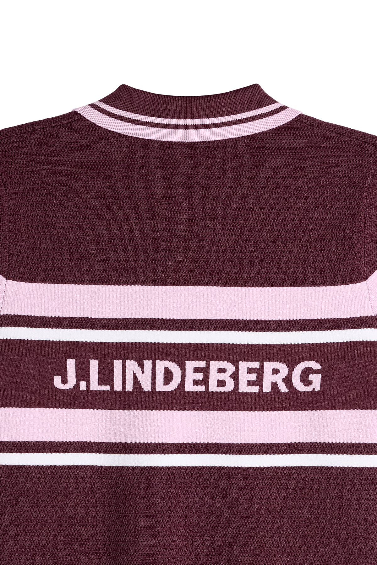 Athena Knit Polo in Winetasting by J.Lindeberg