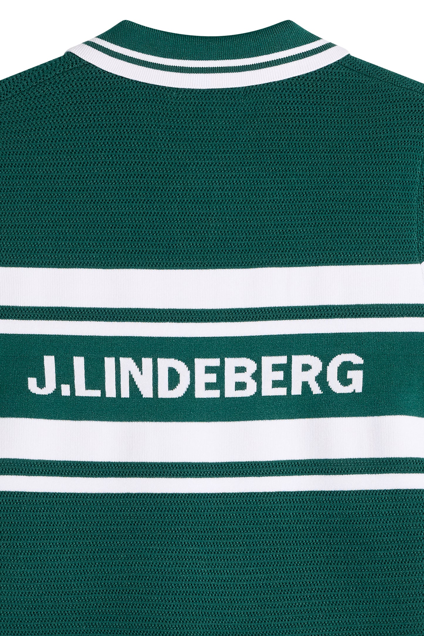 Athena Knit Polo in Forest Biome by J.Lindeberg