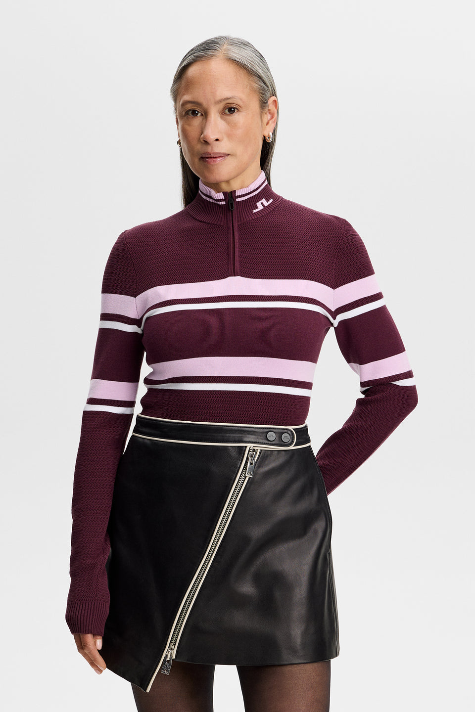 Ariadne Knit Quarter Zip / Winetasting