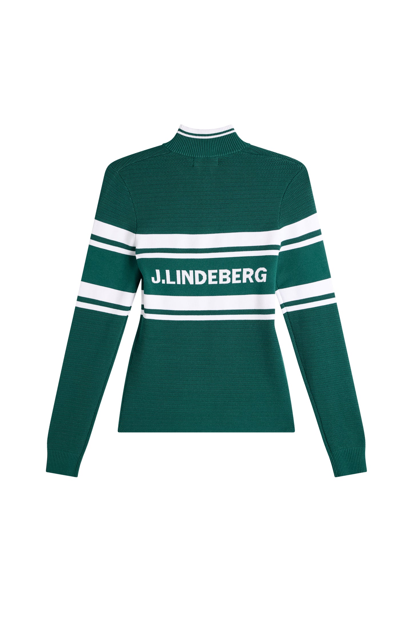 Ariadne Knit Quarter Zip in Forest Biome by J.Lindeberg