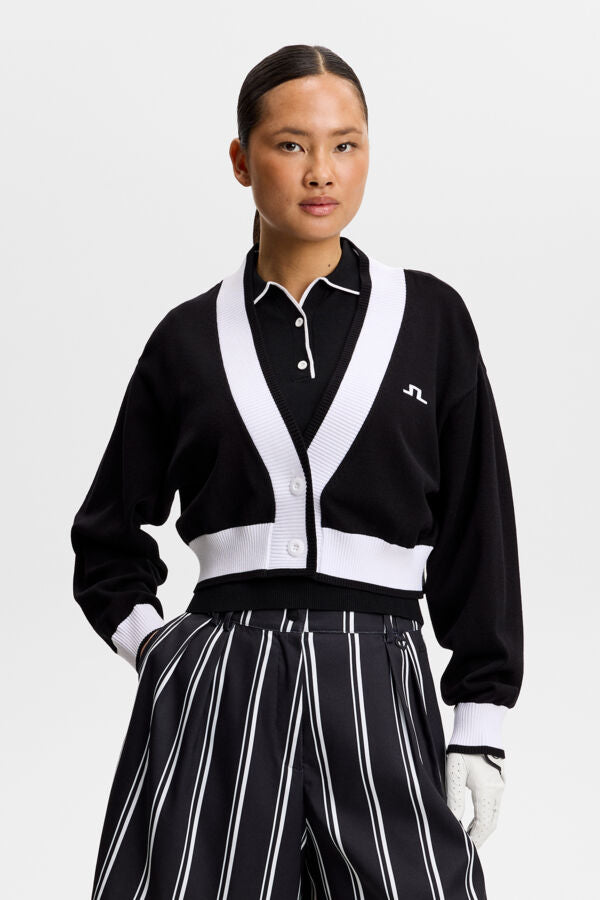 30Y Nicole Cropped Cardigan / Black