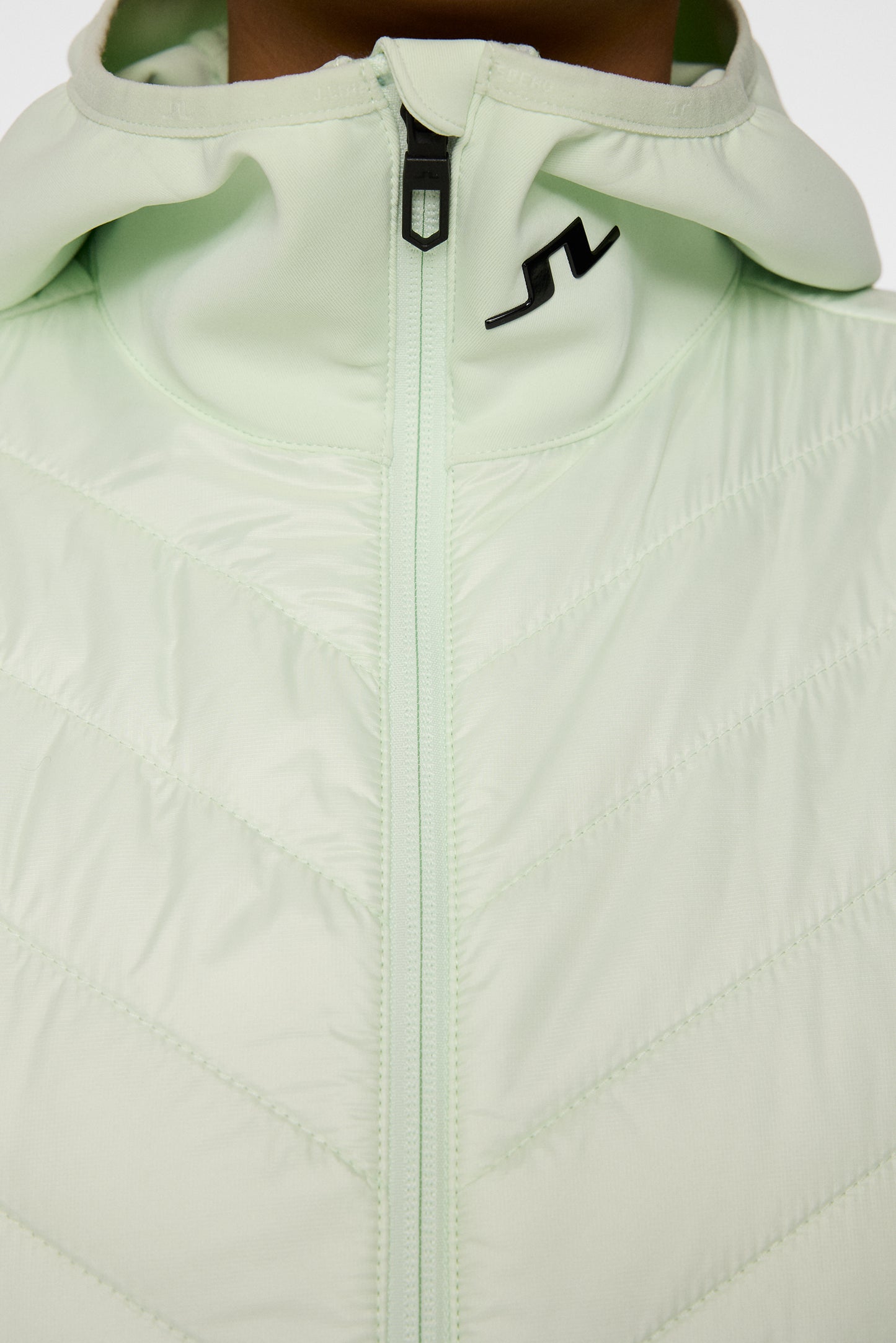 Madde Quilt Hybrid Hood in Ambrosia by J.Lindeberg